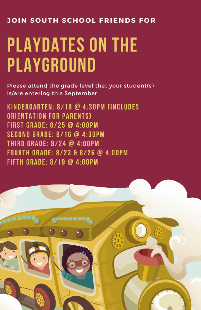 Playdates on the Playground 2021! flyer